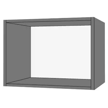 каркас навесной 500х300х360мм ЗАКАЗ графит ЛДСП