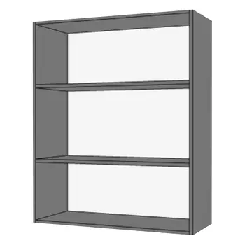 каркас навесной 600х300х960мм ЗАКАЗ графит ЛДСП