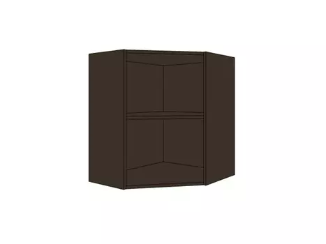 каркас навесной угловой 600х600х720мм венге ДСП Пр.В.2.28