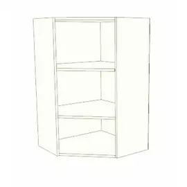 каркас навесной угловой 600х600х960мм белый ЛДСП