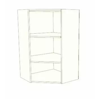 каркас навесной угловой 600х600х960мм белый ЛДСП