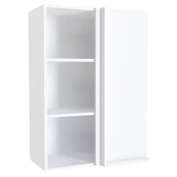 каркас навесной угловой 750х350х960мм белый ДСП