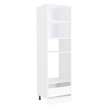 каркас шкафа-пенала 600х560х2140мм ЗАКАЗ с нишами под СВЧ ЛДСП белый ПК 740ш.54