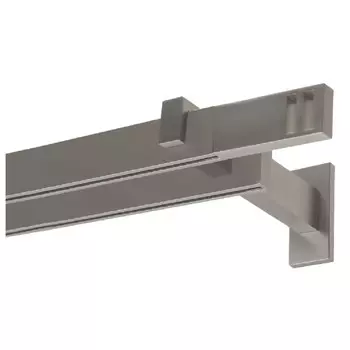 карниз 2-рядный ARTTEX Хай-Тек Квадро 320см (составной) сатин арт.148.469