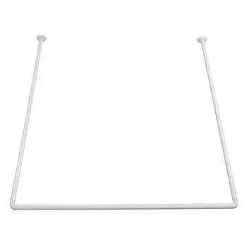 карниз для ванной 90х90х90см АКВАЛИНИЯ универсальный белый