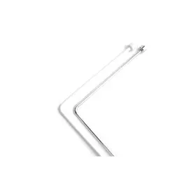 карниз для ванной, угловой, 80Х170 см, хром