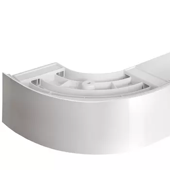 карниз шинный 2-рядный УЮТ Спарта 200см белый, арт.09.02ТО.444О.200