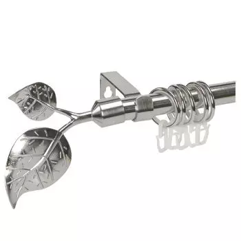 карниз телескоп. 1-рядный UGO LOKS 160-300см 19мм сталь наконечник лист, арт.FA0121