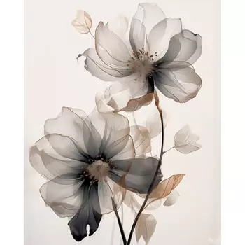 картина на холсте Нежная композиция 3 400х500мм