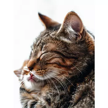 картина на холсте Сердце мурчит 400х500мм