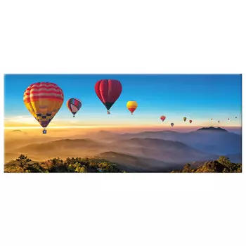 картина на холсте ВОЗДУШНЫЕ ШАРЫ 450х1150мм