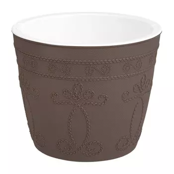 кашпо Ажур 4,0 пластик мокачино