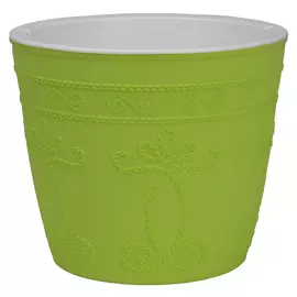 кашпо Ажур 4л d19cм h17,5см салатовый пластик