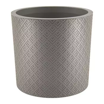 кашпо двойное Этна 24л d38см h36см в ассортименте пластик