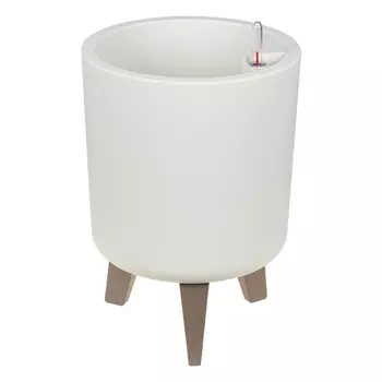 кашпо Флориан белое d250мм 11л с автополивом