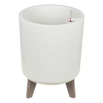 кашпо Флориан белое d300мм 19л с автополивом