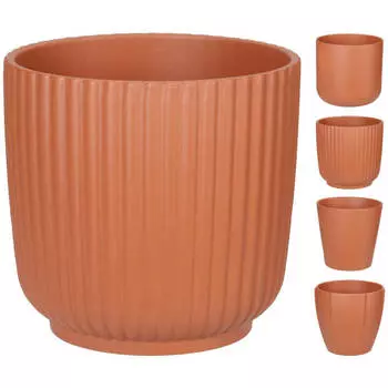 кашпо керамическое 1,4л d13,5см h13см терракот в асс-те
