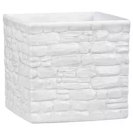 кашпо керамическое Chalk 1,3л d11см h13см белый