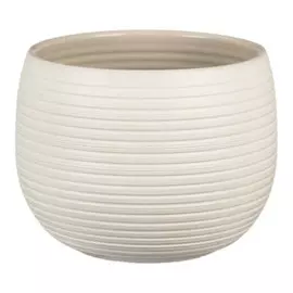 кашпо керамическое Cream Stone 2,2л d18см h14см бежевый