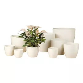 кашпо керамическое Creme/Cream 920 d-33 см