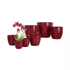 кашпо керамическое Dark Red 923 d-28 см