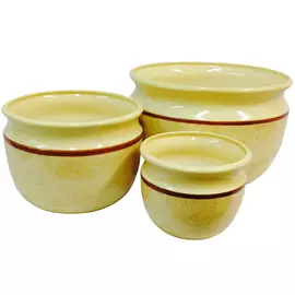 кашпо керамическое Матрешка 1,4л бежевый