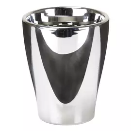 кашпо керамическое Mirror Silver 608 d9см 0,17л серебристый