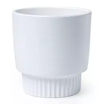 кашпо керамическое Стокгольм 1,8л d15 h15см белый