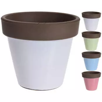 кашпо керамическое Терракотовый ободок 2,5л d17см h14см в асс-те