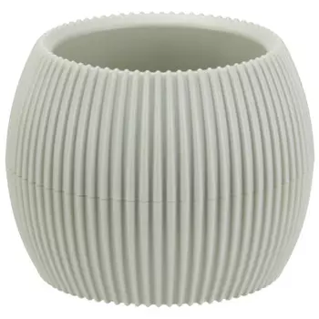 кашпо Пиканто 0,35л d11,5см молочный ротанг пластик