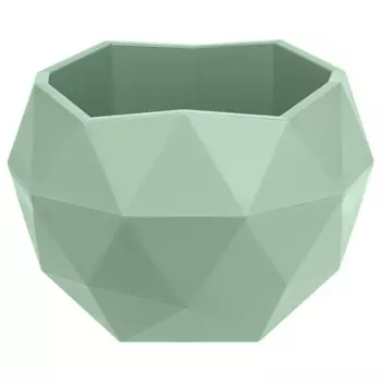кашпо Топаз 0,45л d12см h8,5см мята пластик
