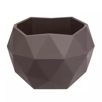 кашпо Топаз 2,5л d22см h14,5см мокко пластик