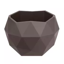 кашпо Топаз 2,5л d22см h14,5см мокко пластик
