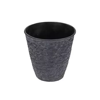 кашпо уличное пластик Volcanic d20 h20,5см пепельный