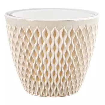 кашпо Версаль 1,6л кремовый пластик
