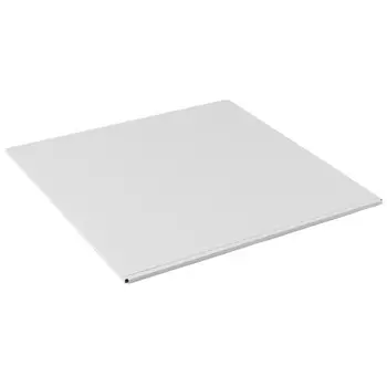 кассета алюминиевая PRiMET 595х595 Line (белый матовый)