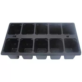 кассета для рассады 10 ячеек 25х14х5,6см