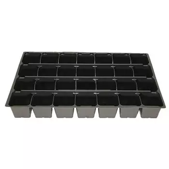 кассета пластиковая для рассады 28 ячеек 50х29х6см