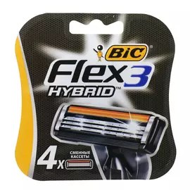 кассеты BIC Flex 3 Hybrid 4шт