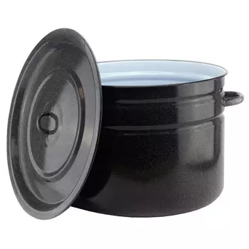 кастрюля 32л 42см эмалированная сталь