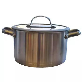 кастрюля ATMOSPHERE Bliss 2,4 л 18см нерж.сталь стеклянная крышка индукция