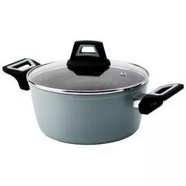 кастрюля ATMOSPHERE Nord 4л 24см антипр.покр. алюм. стеклянная крышка инлукция