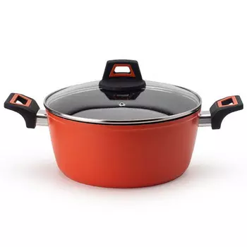 кастрюля ATMOSPHERE Spices 4л 24см антипригарная, алюминиевая, индукция