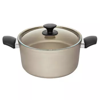 кастрюля КАТЮША Жемчуг 3,9л 24см антипригарная, алюминиевая, индукция