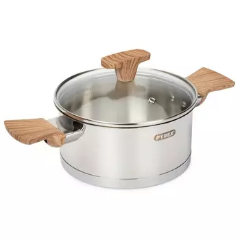 кастрюля PYREX Design 2л 18см нержавеющая сталь, индукция