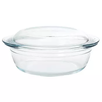 кастрюля PYREX Essentials 3,2л 23см с крышкой жаропрочное стекло