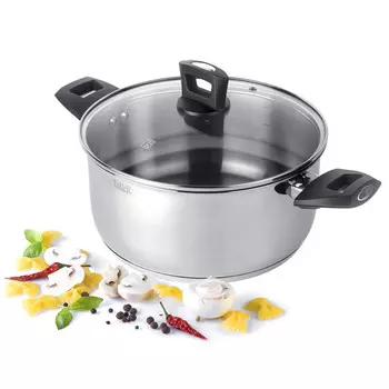 кастрюля TALLER Аспект 2,8л 20см нержавеющая сталь, индукция