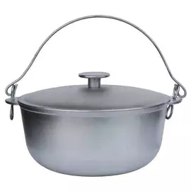 казан БИОЛ 4л 25см алюминий без покрытия с крышкой