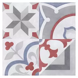 керамогранит 29,8x29,8 Motley пэчворк разноцветный