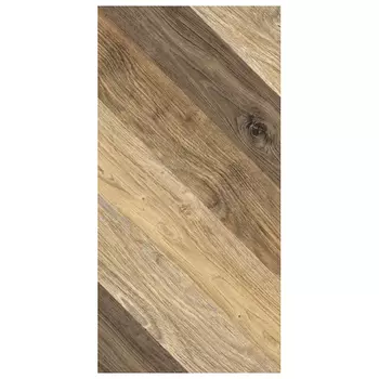 керамогранит 30х60 НОТТИНГЕМ 4Д тип 2 шеврон, коричневый